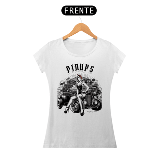 Nome do produto Camiseta Quality  Baby Look Feminina - Pinup Theme
