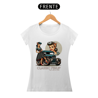 Nome do produto Camiseta Quality Baby Look Feminina - Classic Pinup