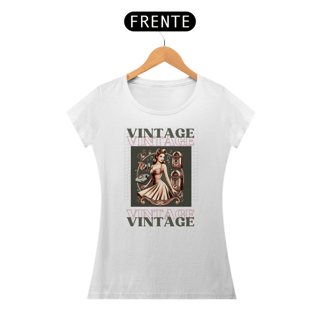 Nome do produto Camiseta Quality Feminina Baby Long - Pinup Vintage
