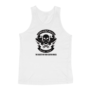 Nome do produto Camiseta Quality Regata Masculina Estampa Comando Bravo Alternativa - Masculina