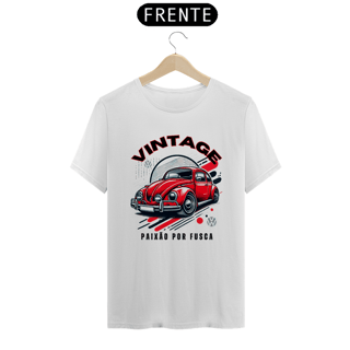 Nome do produto Camiseta Vintage Paixão por Fusca - Unissex