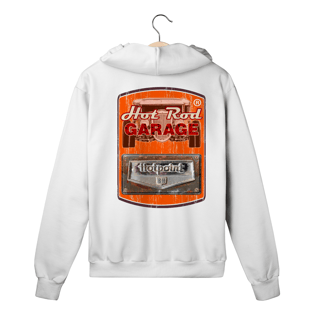 Nome do produto Moletom Prime Canguru Hotpoint Garage - Unissex - A Paixão por Rat Rods