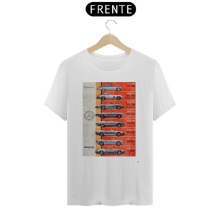 Nome do produto Camiseta Premium  Evolução Mercedes-Benz Conversíveis - Unissex