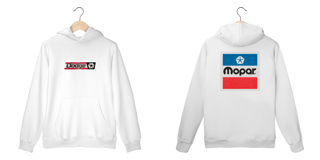 Nome do produto Moletom Prime Canguru Dodge Vintage – Mopar Dodge Edition - Unissex