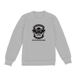 Nome do produto Moletom Prime Fechado Comando Bravo Branco - Unissex - Tributo aos Hot Rods