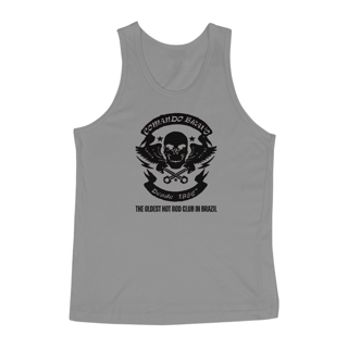 Nome do produto Camiseta Quality Regata Masculina Estampa Comando Bravo Alternativa - Masculina