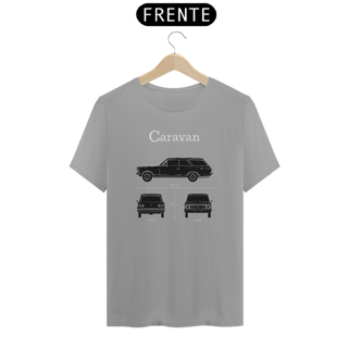Nome do produto Camiseta Quality Chevrolet Caravan 1975 - Croqui Clássico - Unissex