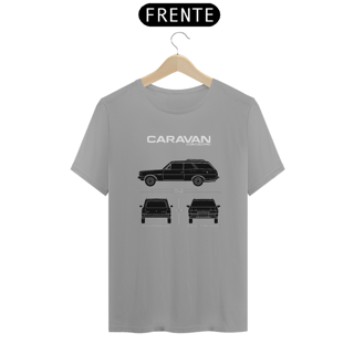 Nome do produto Camiseta Quality Chevrolet Caravan Comodoro 1989 - Croqui Clássico - Unissex