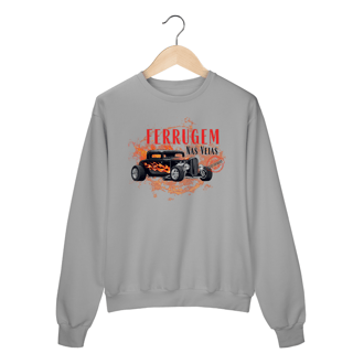 Nome do produto Moletom Prime Hot Rod “Ferrugem nas Veias” Unissex – Contaminado Pelo Estilo