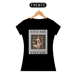 Nome do produto Camiseta Quality Feminina Baby Long - Pinup Vintage