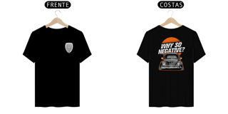 Nome do produto Camiseta Why So Negative Fusca - Unissex
