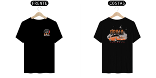 Nome do produto Camiseta Quality Opala SS Orange - Frente e Costas - Unissex