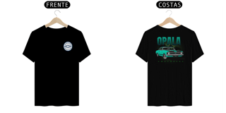 Nome do produto Camiseta Quality Opala SS Green - Frente e Costas - Unissex