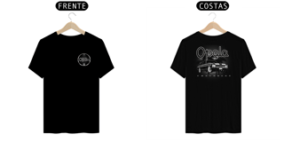 Nome do produto Camiseta Quality Opala SS Black - Frente e Costas - Unissex