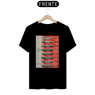 Nome do produto Camiseta Premium  Evolução Mercedes-Benz Conversíveis - Unissex