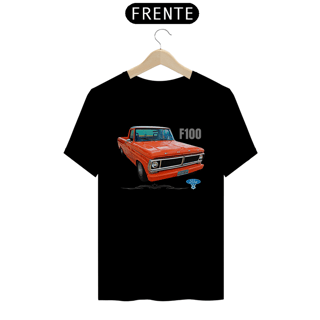 Nome do produto Camiseta Quality Ford F100 1974 Laranja – A Clássica com Alma V8