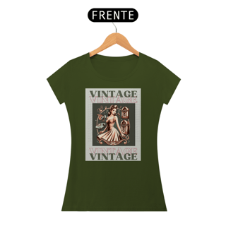 Nome do produto Camiseta Quality Feminina Baby Long - Pinup Vintage