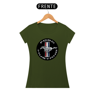 Nome do produto Camiseta Quality Baby Look – Ford Mustang - Liberdade em Movimento