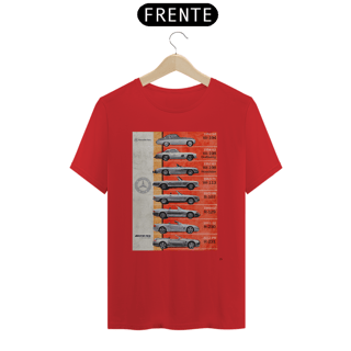 Nome do produto Camiseta Premium  Evolução Mercedes-Benz Conversíveis - Unissex