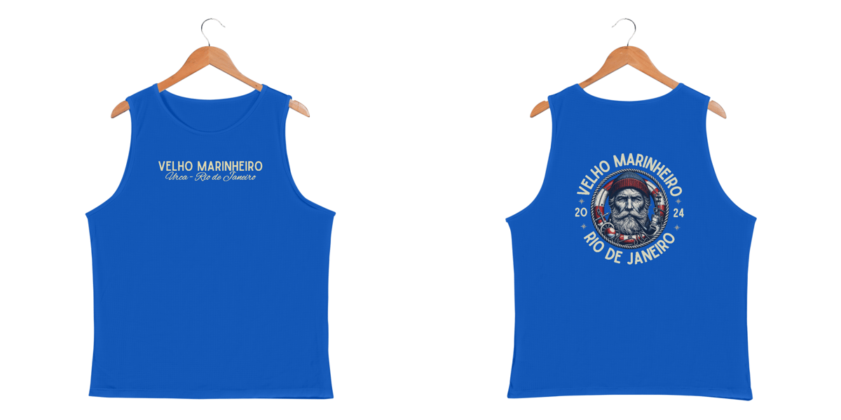 Nome do produto: Regata UV Masculina Velho Marinheiro