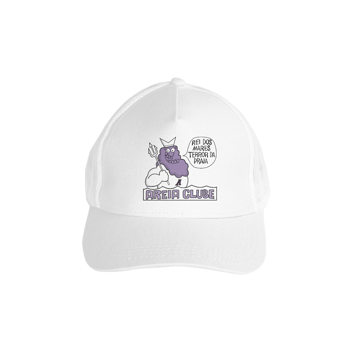 Nome do produto: Boné Trucker Areia Clube Retrô