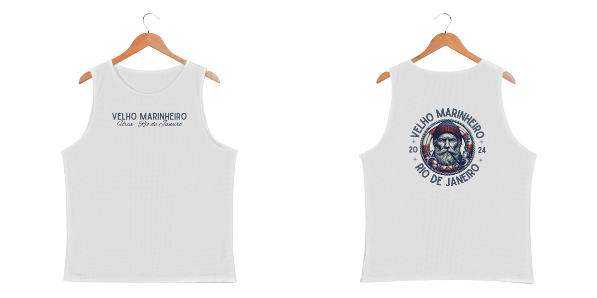 Nome do produto: Regata UV Masculina Velho Marinheiro