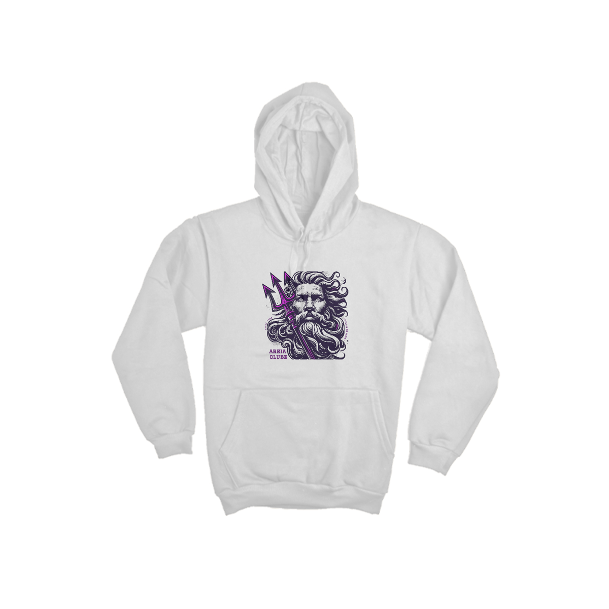 Nome do produto: Moletom Canguru Areia Clube