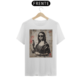 Nome do produto Monalisa by Banksy (Pima)