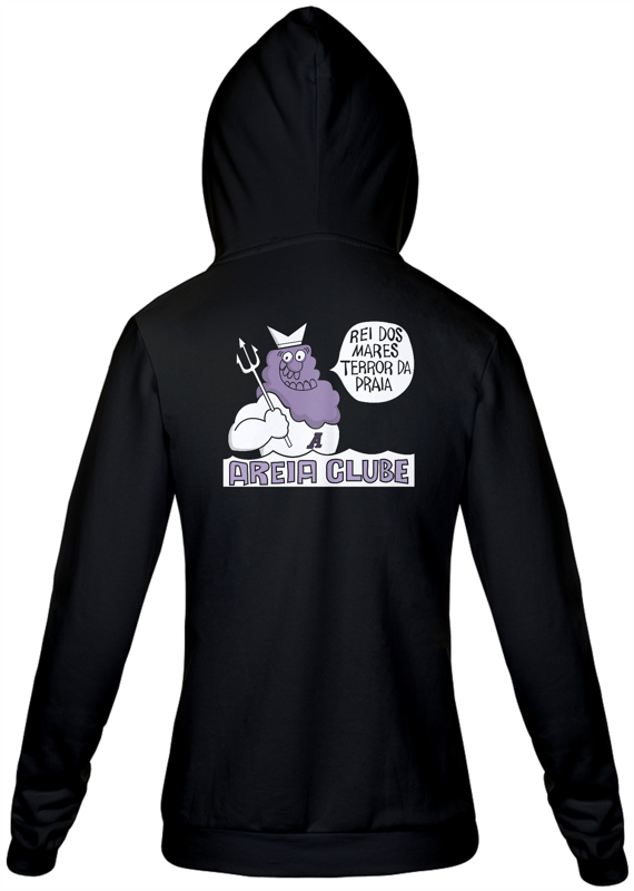 Moleton Zíper Areia Clube Retrô