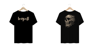 Nome do produto Camiseta ImaginAI Skull Plus Size
