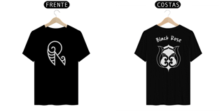 Camisa Renai Tattoo Black Rose Preta (Prime)