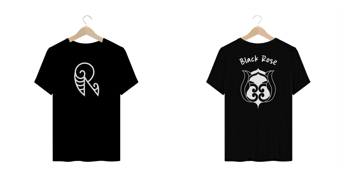 Nome do produto: Camisa Renai Tattoo Black Rose Plus Size Preta