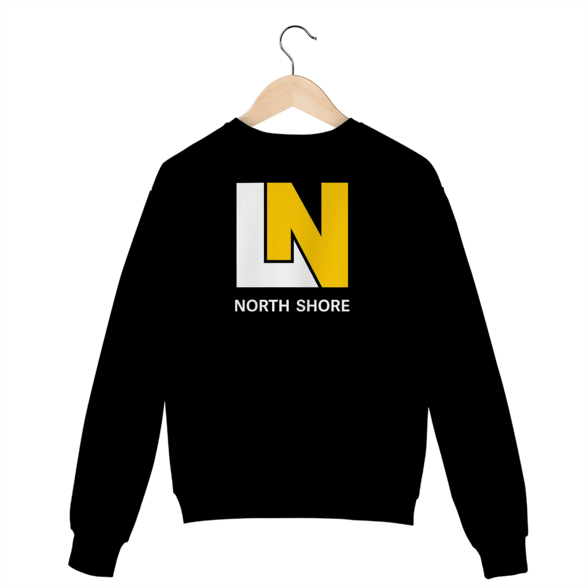 Nome do produto: Moleton Gola Careca LN North Shore Preto