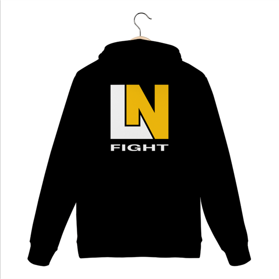 Moletom Canguro LN Fight Preto