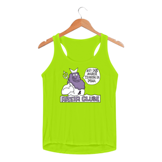 Nome do produto Regata UV Feminina Areia Clube Retrô