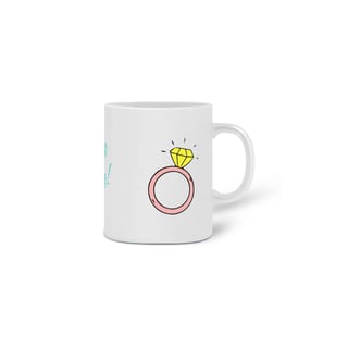 Nome do produto Caneca Fofa com bonequinha e frase: Vida Fofa!