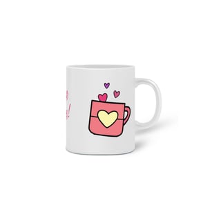 Nome do produto Caneca Fofa de ursinho com a frase: Vida Fofa! 