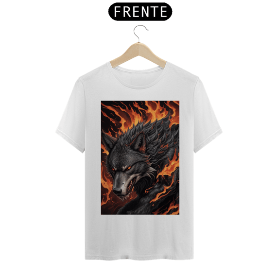 Camisa- lobo flamejante