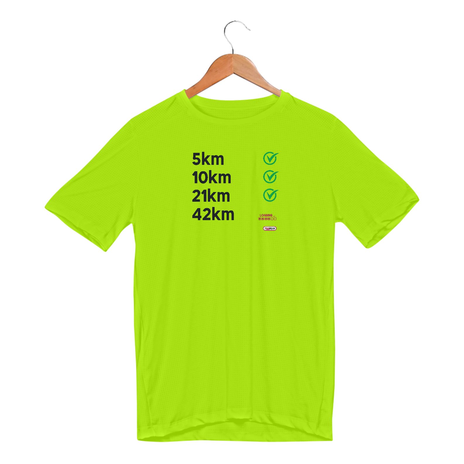 Camiseta Dry UV masc. : Maratona em progresso