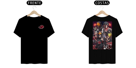 Camisa T-shirt clássica, akatsuki 