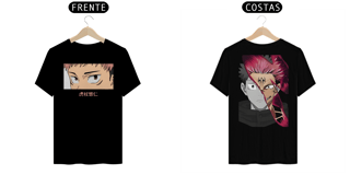 Nome do produto Camisa T-shirt clássica, Jujutsu Kaisen