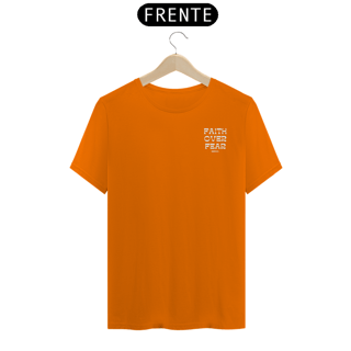 Nome do produto Camiseta Premium - Faith Over Fear preta