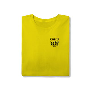 Nome do produto Camiseta Quality - Faith Over Fear