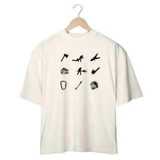 Nome do produto Camiseta Oversized - Símbolo Bombeiros 