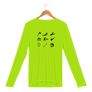 Nome do produto Camisa Manga Longa Sport Dry UV - Símbolos