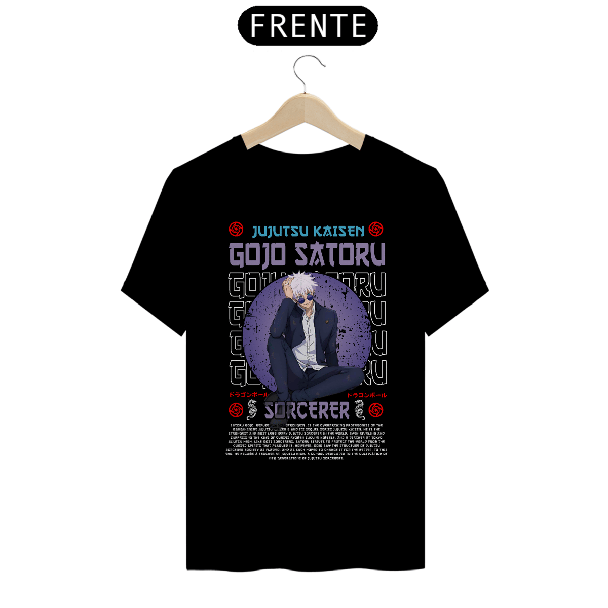 Nome do produto: Camiseta - Satoru Gojo