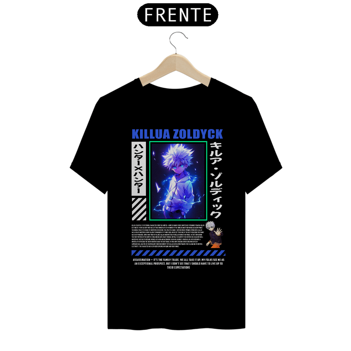 Nome do produto: Camiseta - Killua