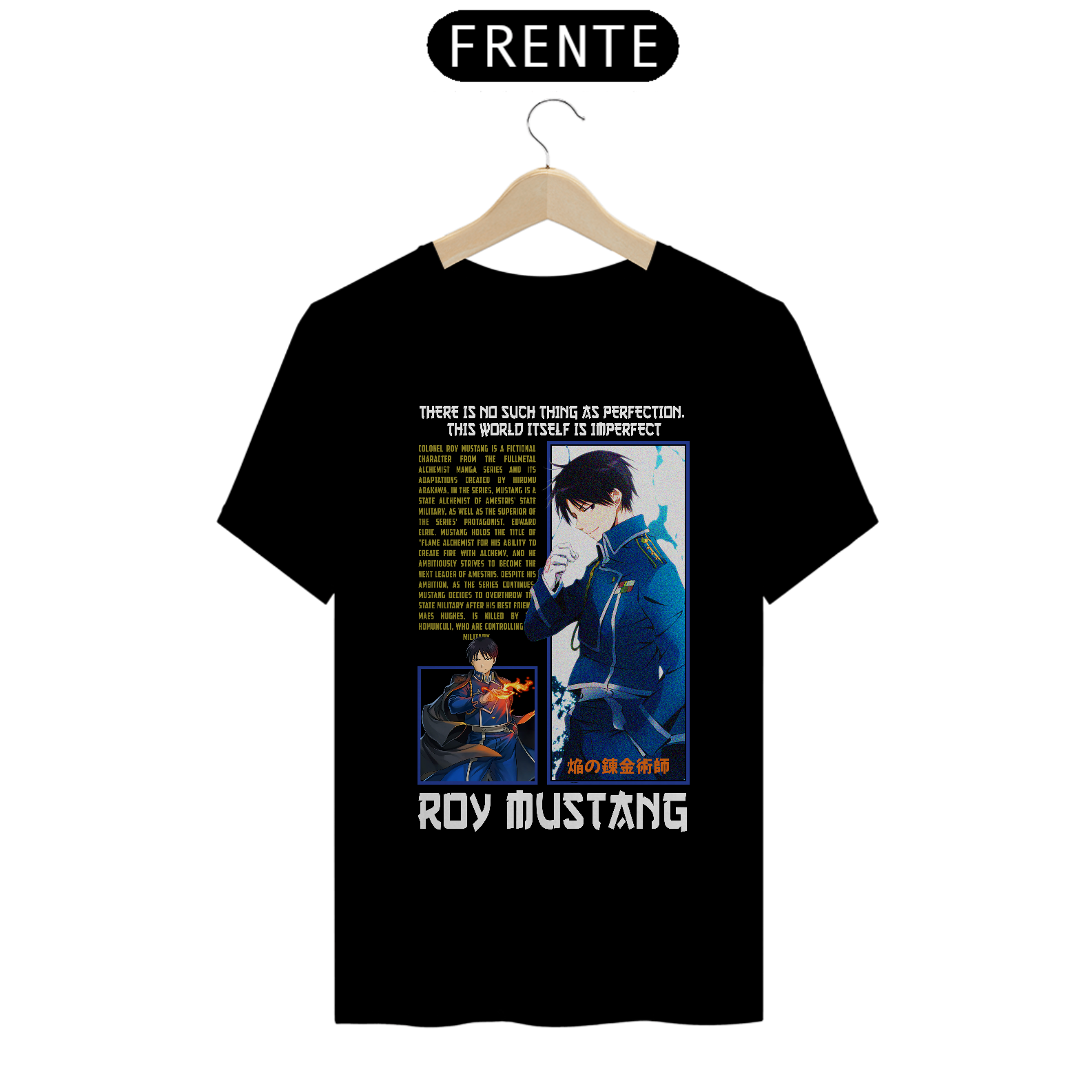 Camiseta - Roy Mustang