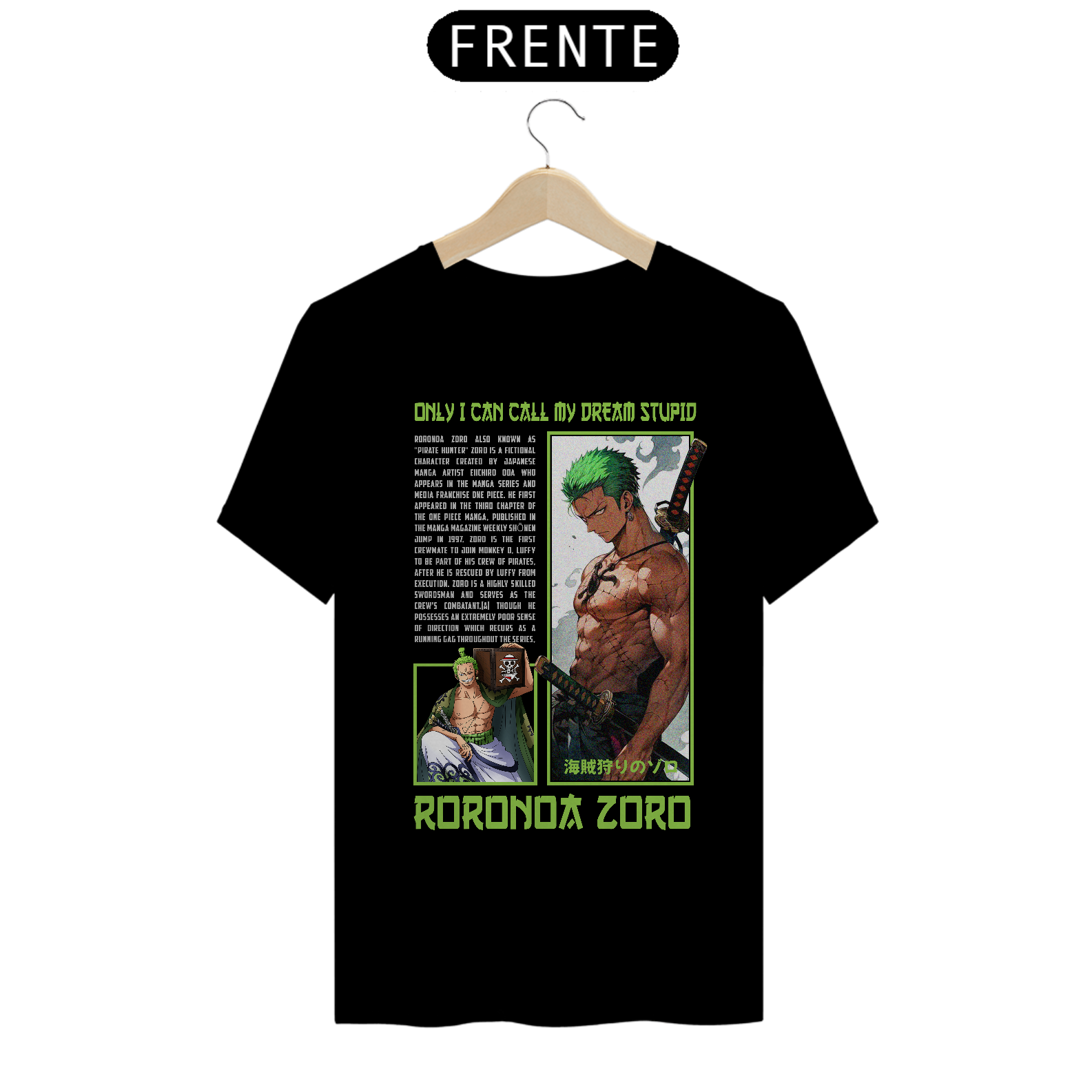 Camiseta - Roronoa Zoro