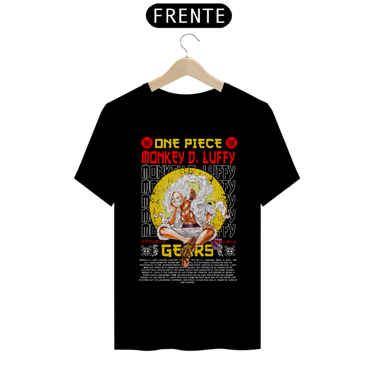 Nome do produto: Camiseta - Luffy Gear 5